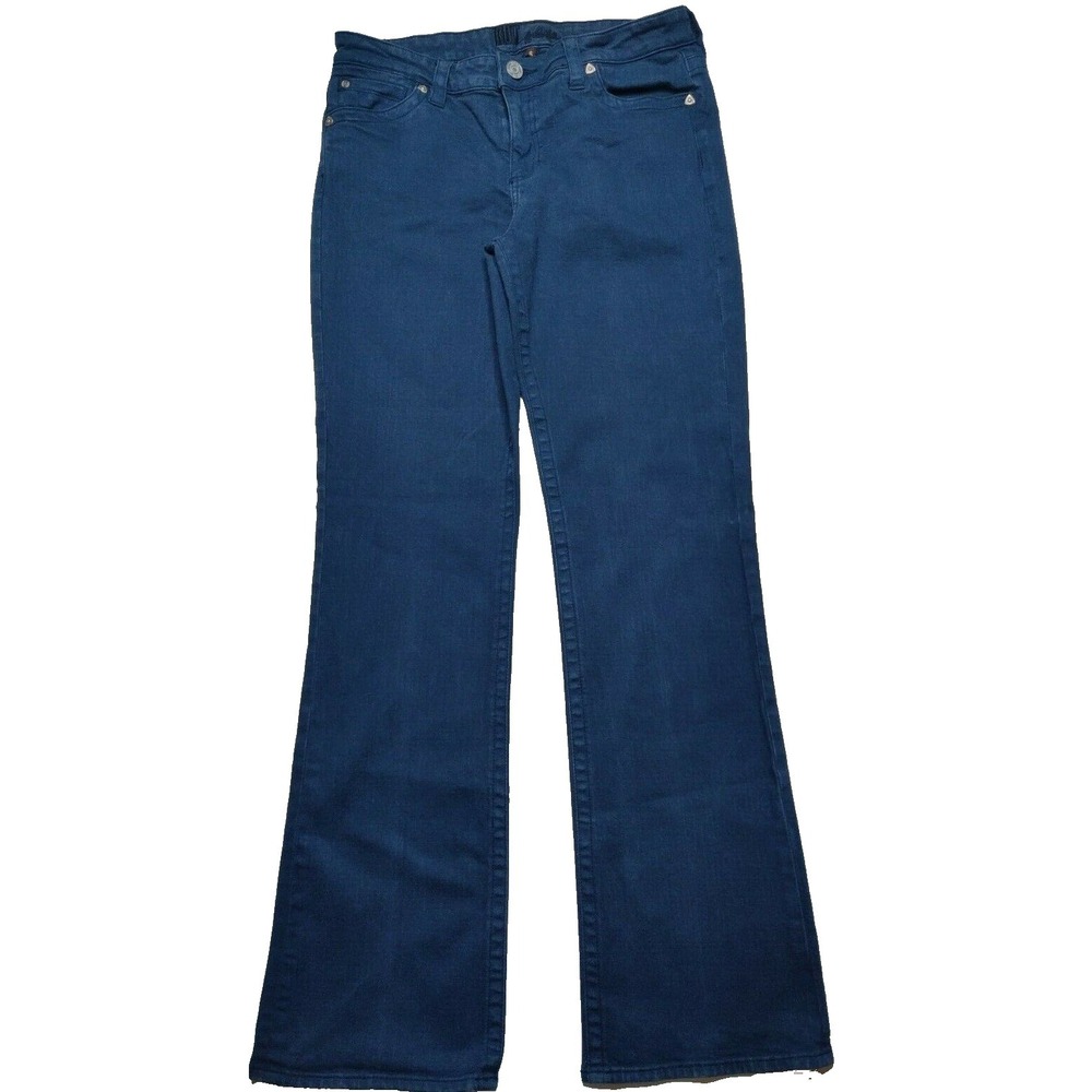 KUT From The Kloth Women Size 6 Stretch Denim Low Rise Bootcut Blue Jean Pants